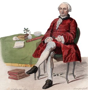 フランスの博物学者、ジョルジュルイルクレール、コントドブッフォン（1707-1788）の肖像。