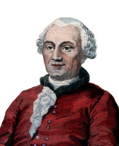 ジョルジュルイルクレールの肖像、コントデブッフォン（1707-1788）、フランスの博物学者、数学者、宇宙学者、百科事典の著者。