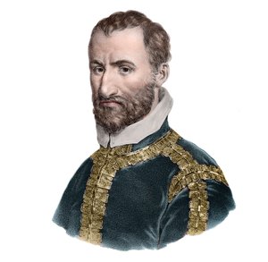 イタリアの作曲家、ジョバンニピエルルイジダパレストリーナ（1525-1594）の肖像。 作： French School