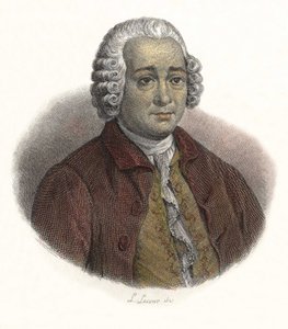フランスの判事、ラモニョン・ド・マレスハーベ（1721-1794）によるギョーム・シュレシャン（Guillaume-Chretien）の肖像。"Portraits des Hommes Useful "に掲載。