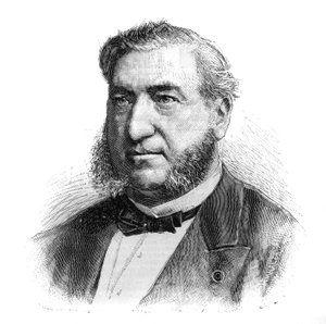 フランスの精神科医Henri Legrand du Saulle（1830-1886）の肖像。Le Monde Illustré "に掲載されている版画です。