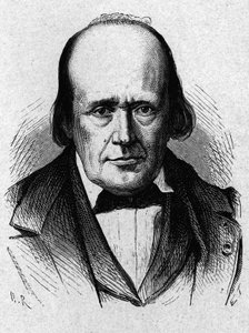 フランスの生理学者Henri Milne - Edwards (1800 - 1885)の肖像 - "Album de la Science; illustrious scientists; Great discoveries" 1896年 作： French School