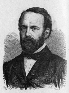 Henri Sainte-Claire Deville (1814 - 1876)の肖像 - "Album of Science; illustrious scholars; Great discoveries" 1896年に掲載。 作： French School