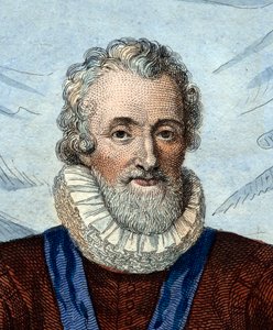 フランス国王アンリ4世（1553-1610）の肖像。 作： French School