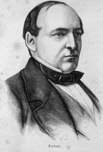 フランスの作家・大臣であるイポリット・フォートゥール（1811-1856）の肖像 - アンリ・マルタンの「L