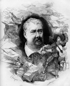 Hippolyte de Villemessant（1810-1879）の肖像。1879年4月19日付「Le Monde Illustré」1151号に掲載されたエングレーヴィング。 作： French School