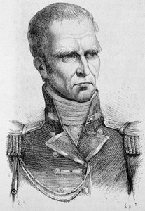 1815年にセントヘレナ島の総督に任命され、ナポレオンを監禁したイギリスの将軍ハドソン・ロウ（1769～1844）の肖像 - アンリ・マルタン著「フランスの歴史」より 作： French School