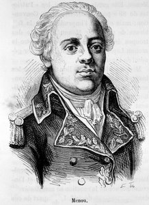 フランスの将軍ジャック・フランソワ・メヌー（Boussay男爵）の肖像（1750年～1810年） - アンリ・マルタンの「L