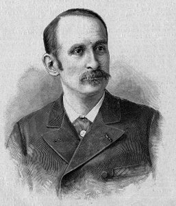 ジャック・マリー・ユージン・ゴデフロイ＝カヴァイニャック（Godefroy de Cavaignac, Godefroy Cavaignac）（1853-1905）の肖像。1895年11月14日の「La gazette du dimanche」に掲載されたエングレーヴィング。 作： French School