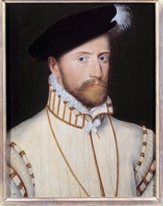 ジャック・ダルボンの肖像、サン・アンドレの領主、フロンサック侯爵（1505-1561）、1547年にフランスの牧童となる 16世紀のフランス派の絵画。ディム。0.32 x 0.23 m. Versailles, chateaux de Versailles et de Trianon - ジャック・ダルボンの肖像