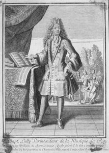 ジャン=バティスト・ルリーの肖像（1632-87） 作： French School