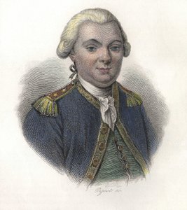 ラペルーズ伯爵ジャン・フランソワ・ガラープの肖像（Jean Francois Laperouse 作： French School