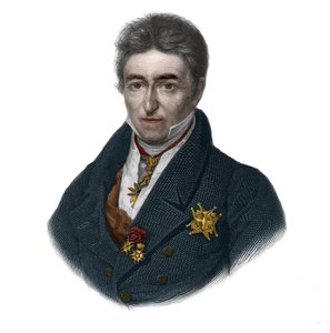 Jean Baptiste (Jean-Baptiste), Comte de Villele (1773-1854), フランスの政治家の肖像。Louis de Cormenin Timonの "LIBRE DES SPORERS "に掲載されています。1842.個人のコレクション。 作： French School