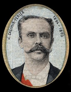 フランス共和国大統領ジャン・カシミール＝ペリエ（Casimir Perrier, Casimir Perrier, Casimir-Perrier）（1847-1907）の肖像。 作： French School