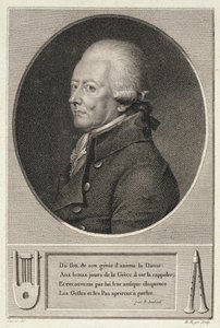 ロジャーによって彫刻されたジャンジョルジュノベール（1727〜1810年）の肖像画