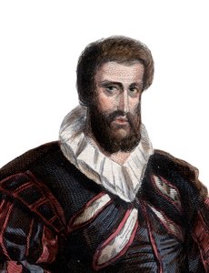 フランスの彫刻家であり建築家でもあるジャングジョン（1510〜1566年）の肖像。 作： French School