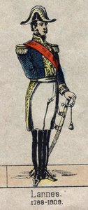 フランスのマレシャル、モンテベロ公爵ジャン・ランヌの肖像（1769-1809年） 19世紀末のエピナルの画像。