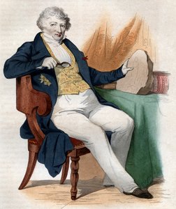 フランスの博物学者で動物学者であるジョルジュキュヴィエ（1769-1832）として知られるジャンレオポルドニコラフレデリックキュヴィエの肖像。 作： French School