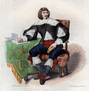 フランス人作家、ジャンルイグエズドゥバルザック（1597-1654）の肖像。