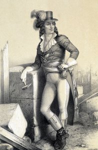 フランスの政治家、ジャン・マリー・コロ・デルボワ（1750-1796）の肖像。アルベール・モーランの「フランス革命史ギャラリー」所蔵 作： French School
