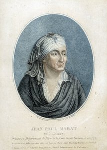 ジャン・ポール・マラ（1743-1793）の肖像 フランスの医師、政治家、政治家 作： French School
