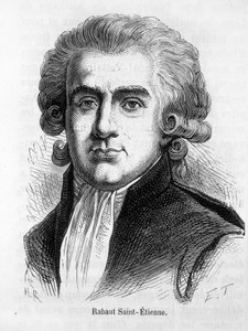 フランスの政治家ジャン・ポール・ラボー・サンテティエンヌ（1743～1793）の肖像 - アンリ・マルタン作「L