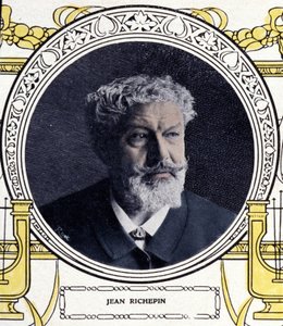 フランスの作家、ジャン・リシュパン（1849-1926）の肖像。