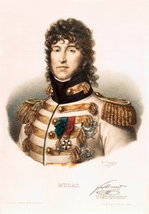ナポリ王であるフランスのマレシャル、ヨアヒム・ムラット（1767-1815）の肖像 作： French School