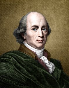 ヨハン・ゴットフリート・ヘルダー（1744-1803）の肖像ドイツの哲学者および作家。 （後の着色） 作： French School