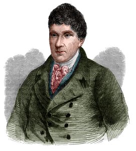 スコットランドの土木技師、ジョン・レニー（1761-1821）の肖像。 作： French School