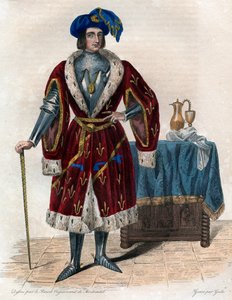 ジョン・オブ・オーリンズの肖像、ドノワ伯爵（バスタード・オブ・オーリンズ）（1402-1468）。