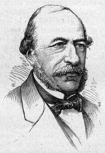 フランスの詩人・学者であるジョセフ・オトラン（1813-1877）の肖像。1874年3月14日付「Le Monde Illustré」883号に掲載された版画。 作： French School