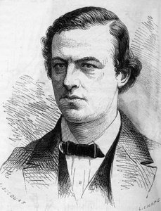 ハンガリーのヴァイオリニスト、ヨーゼフ・ヨアヒム（1831-1907）の肖像。3月2日付「Le Monde Illustré」No.516に掲載された図版 作： French School