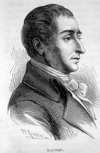 フランスの数学者ラグランジュ伯爵ジョセフ・ルイ（1736-1813）の肖像-アンリ・マルタンの「L