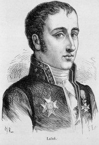 フランスの政治家、ライネ子爵ジョセフ（1767～1835）の肖像 - アンリ・マルタンの「フランス史」に掲載されています。 作： French School