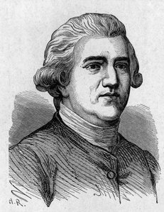 ジョサイア・ウェッジウッド（1730-1795）の肖像 - 1896年の "Album of Science; illustrious scholars; Great Discoveries "に掲載。 作： French School