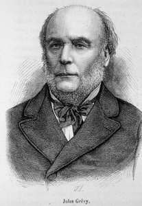 フランスの政治家、ジュール・グレヴィ（1807～1891）の肖像 - アンリ・マルタンの「L