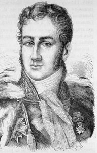 フランスの政治家、ジュール・ド・ポリニャック（1780～1847年）の肖像 - アンリ・マルタンの「L