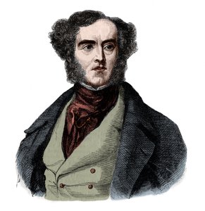 ジョージ・キャベンディッシュ・ベンティンク卿（1802-1848）、イギリスの政治家、スポーツマンの肖像。 作： French School