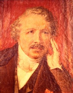 ルイ＝ジャック・ダゲール（1787-1851）の肖像（油彩・キャンバス）