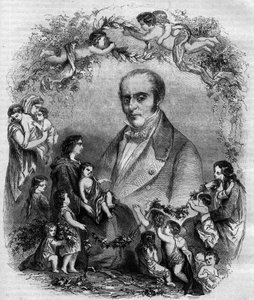 フランスの医師、ルイ・ブノワ・ゲルサン（1777-1848）の肖像。 作： French School