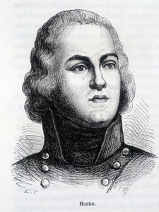 フランスの将軍ルイ・ラザール・オッシュ（1768-1797）の肖像 - アンリ・マルタンの「L