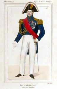 フランス国王ルイ・フィリップ1世の肖像。 作： French School