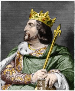 フランス王ルイ6世（1081-1137）の肖像-ラヴァレの『フランス史』に掲載されている、エングレーヴィング、sd.