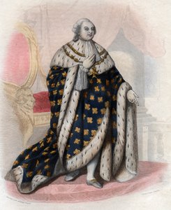 フランスのルイ16世（1754-1793）、フランス国王の肖像。