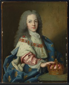 子供の頃のルイ15世の肖像、c.1720 作： French School