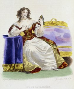 ルイーズ・フランソワーズ・ド・ラ・ヴァリエール（1644 - 1710）の肖像。 作： French School