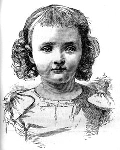 ルイーズ・ドルレアン（1882-1958）の肖像。"Fille de France "と呼ばれた当時のドゥ・シチリア（Deux-Sicilies）の王女。1886年6月26日の「Le Monde Illustré」に掲載されたエングレーヴィング。