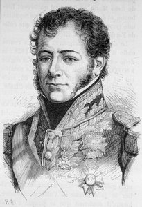 フランス侯爵メゾン（1771～1840年）の肖像 - アンリ・マルタン作「フランス史」より 作： French School