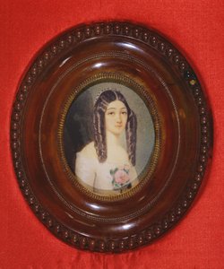 マリーデュプレシス（1824〜1847年）の肖像、ラダムオーカメリア（1847年、紙にトイレ）としても知られる